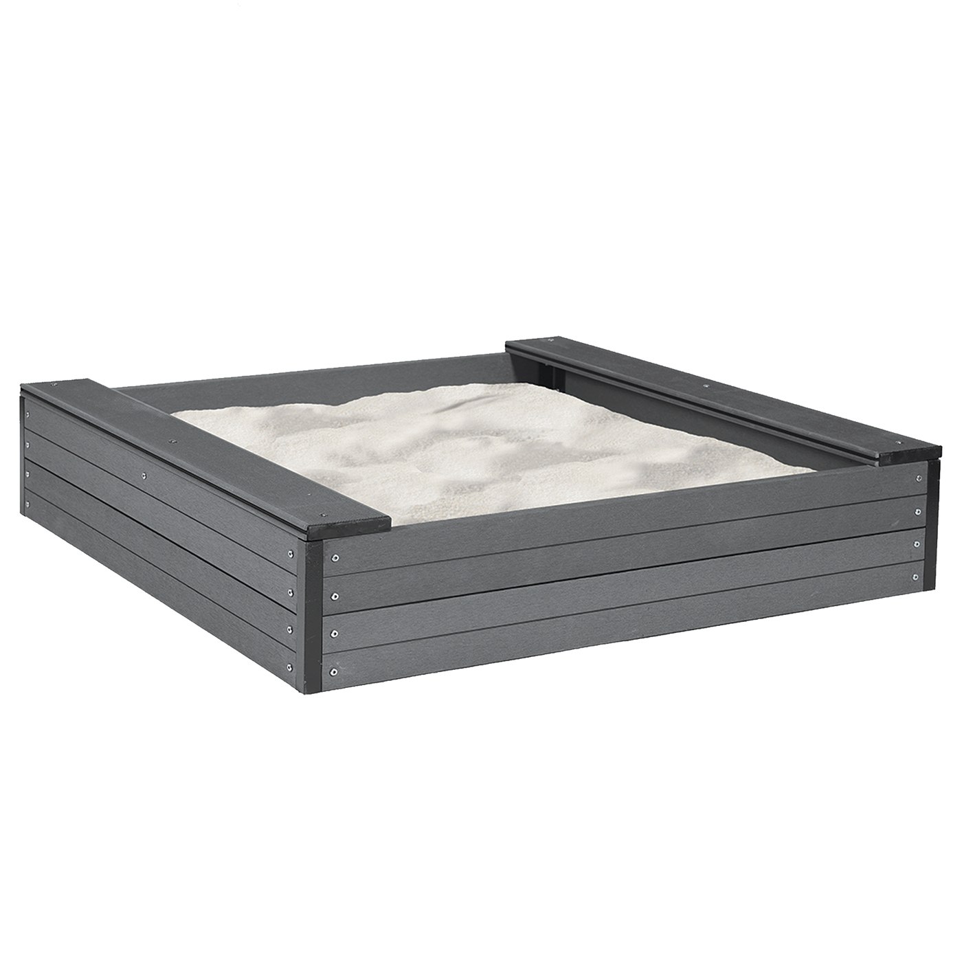 Sandlåda Nordic Play 120X120 cm WPC Exkl. Lock