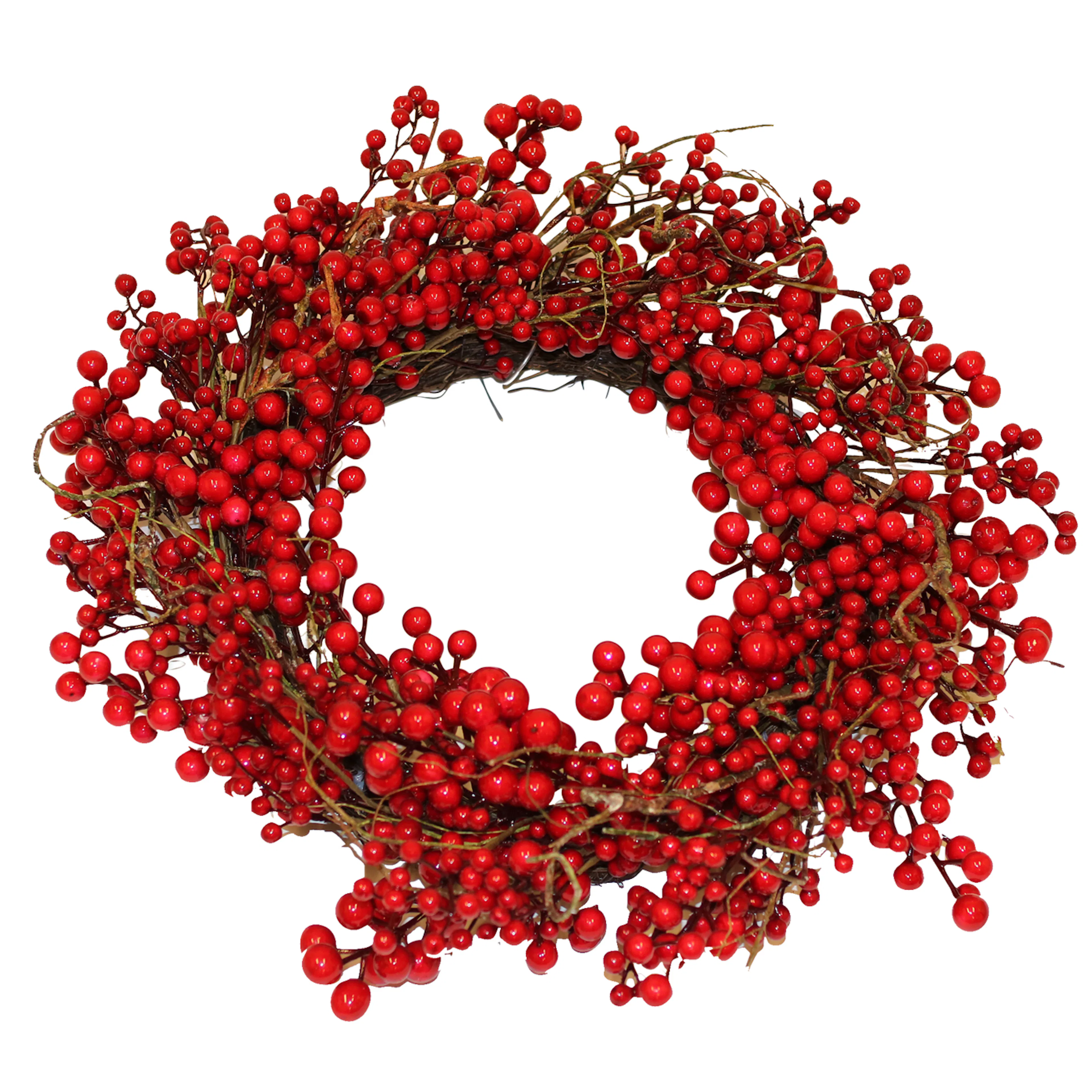 Krans Nordic Winter med Röda Bär