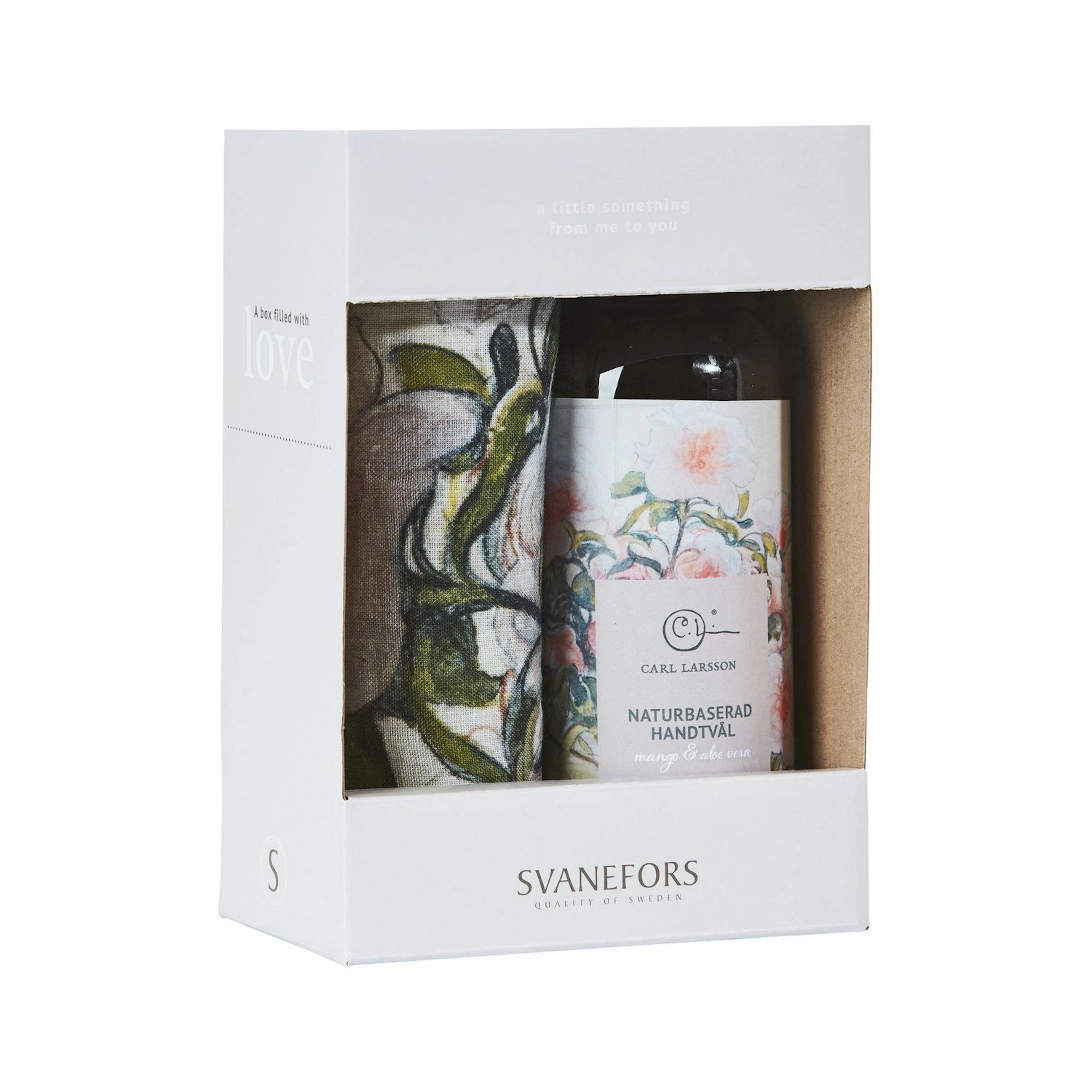 Presentförpackning Svanefors A Box with Love Carl Larsson Blomster Tvål