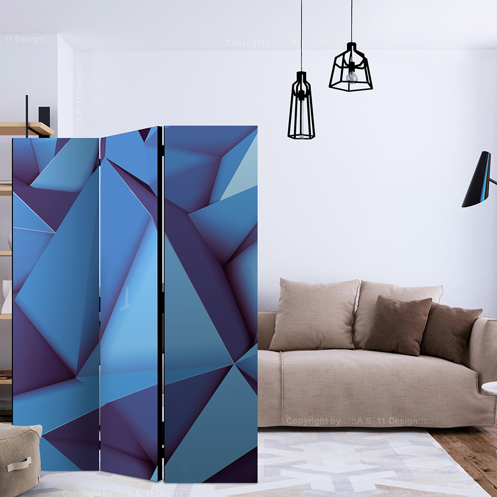 Rumsavdelare Skärmvägg Arkiio Royal Blue 135x172 cm