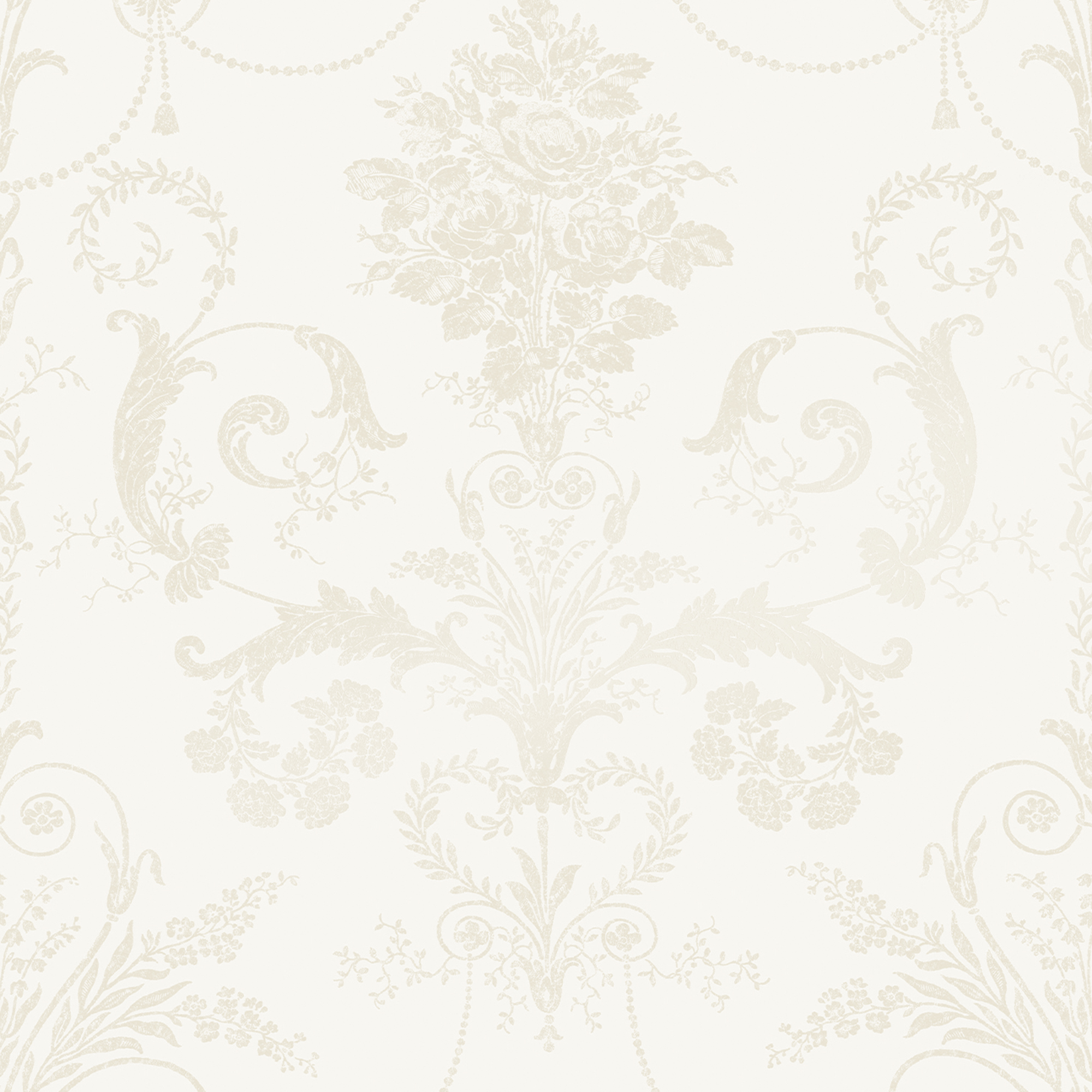 Tapet Laura Ashley Josette Vit