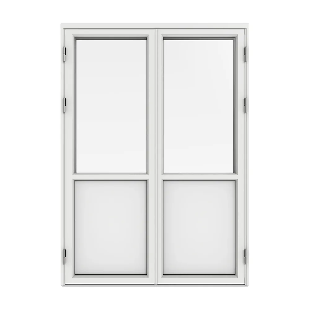 HFDPA Pardörr 3-Glas Alu 120x200 120 ÖB BxH-G 120x200-120 cm 3-glas Aluminium