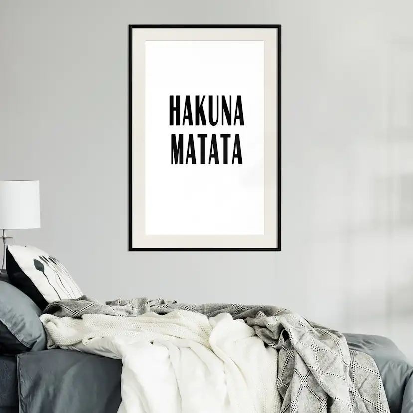 Poster Artgeist Affisch Hakuna Matata