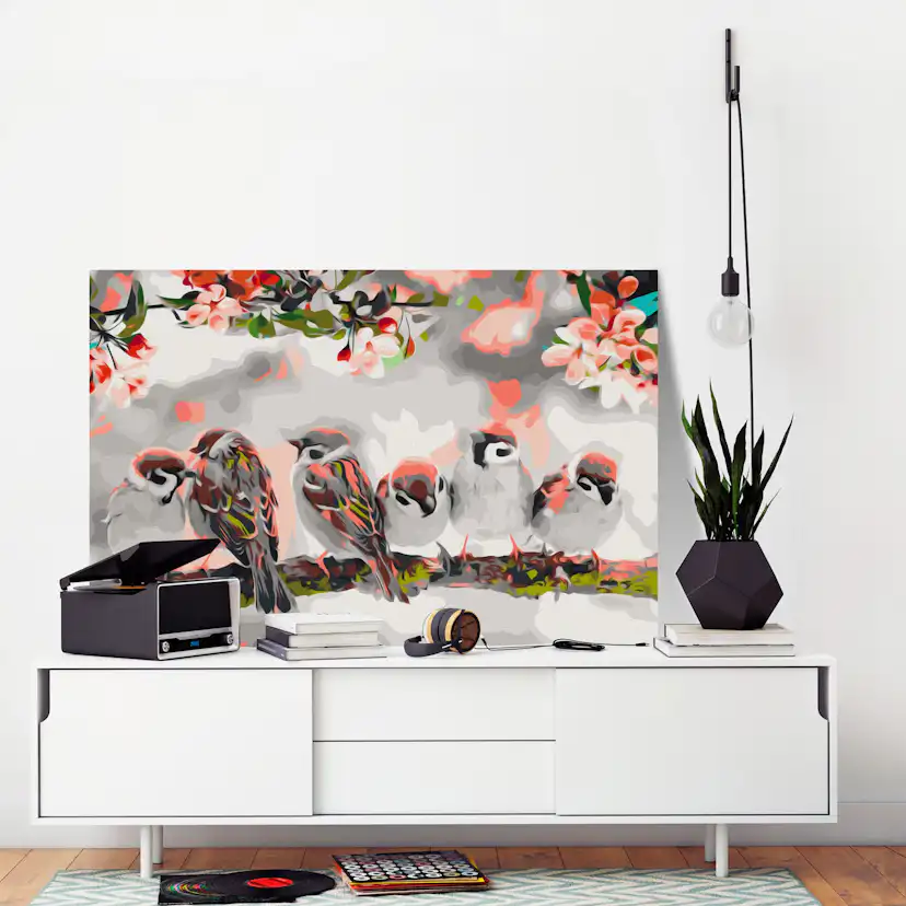 Gör-det-själv Målningar Arkiio Birds on the Branch