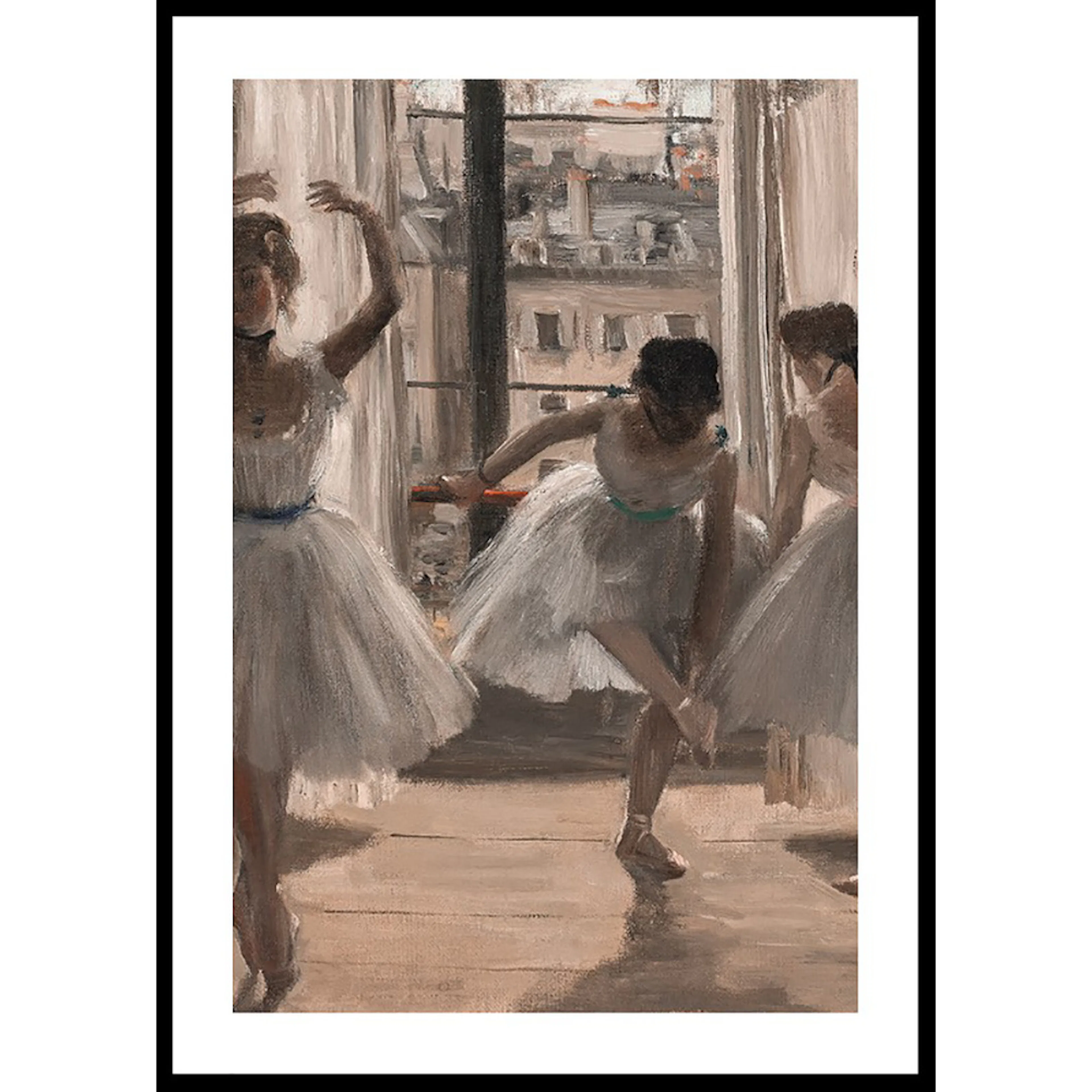 Poster Gallerix Danseuses Dans Une Salle D'exercice By Edgar Degas