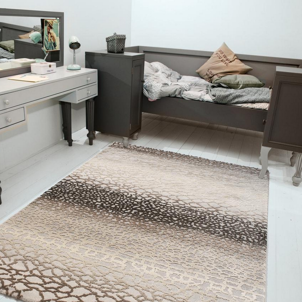Merda Matta Zewy Creme/Taupe 240x300 cm Mått: 240x300 cm