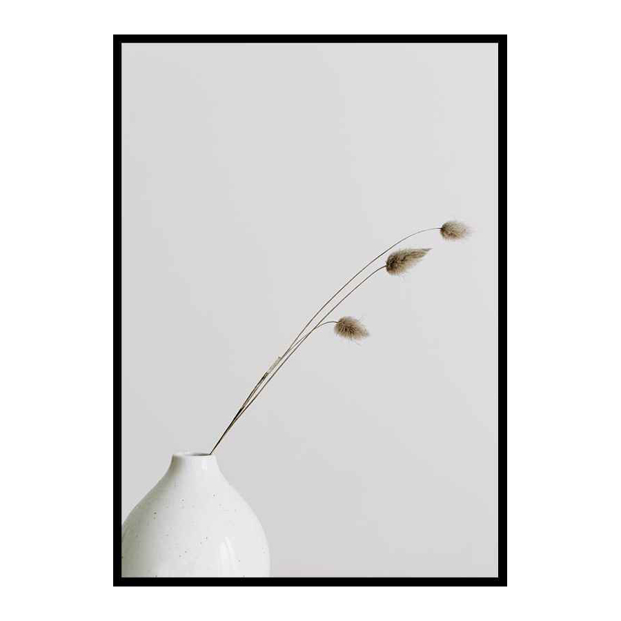 Poster Gallerix Dried Flower White Vase