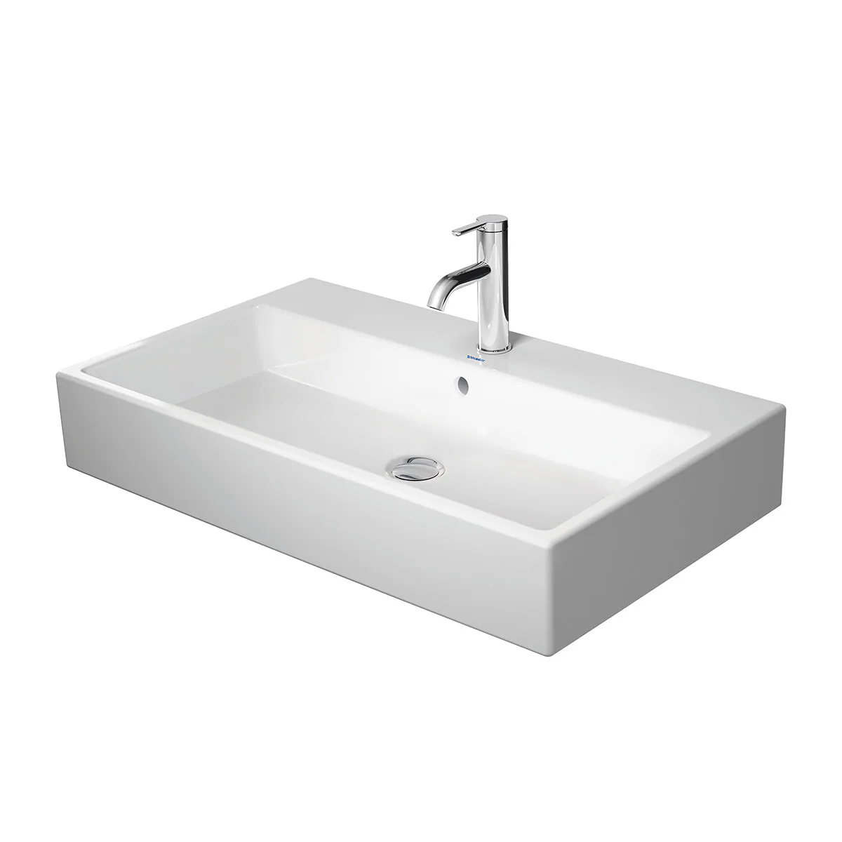 Tvättställ 80 cm Vero Air, vägg, 1 blandarhål Bredd: 800 mm, Hål för blandare: 1