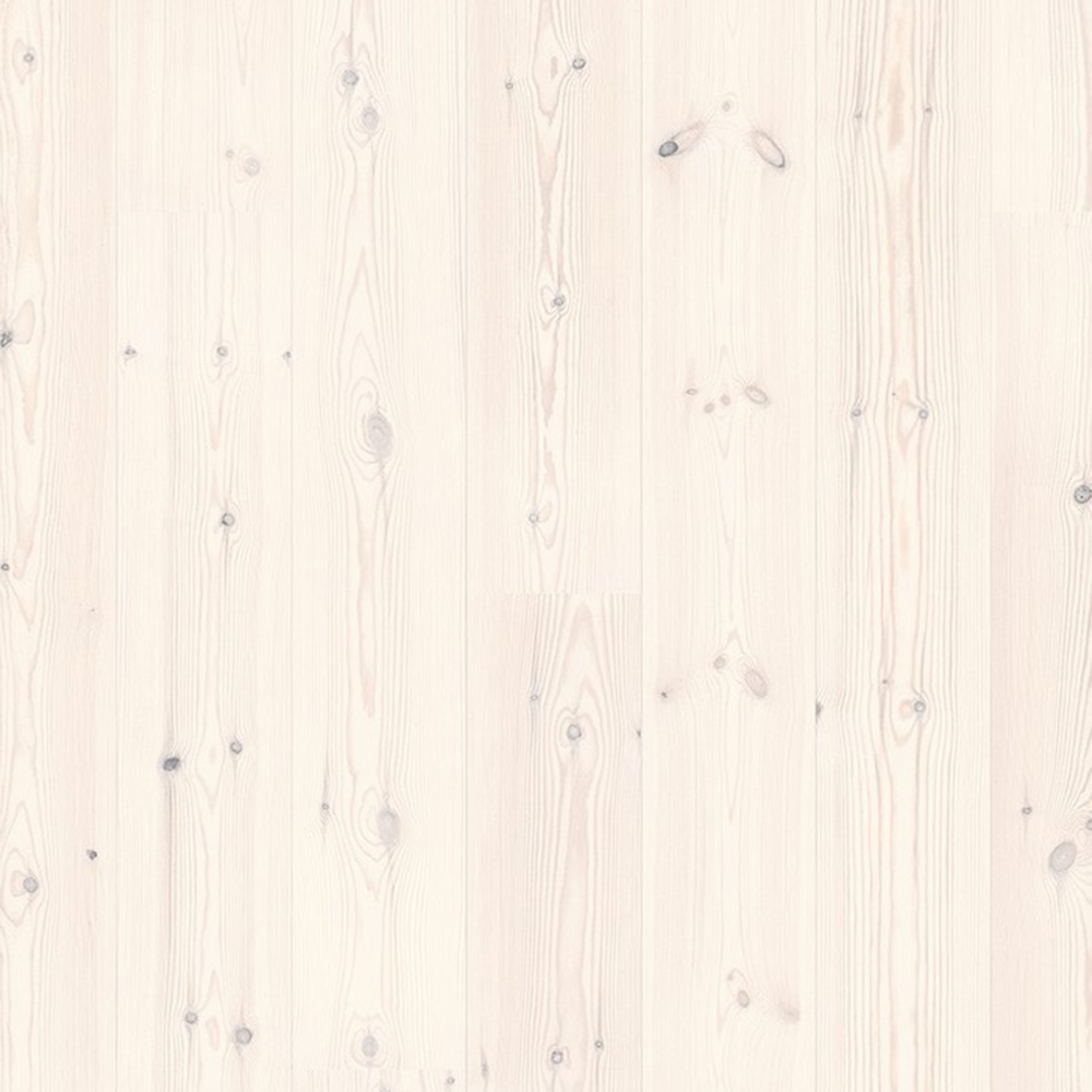 Norrlandsfuru Vit Mattlackad Längd: 2390 mm, Bredd: 198 mm