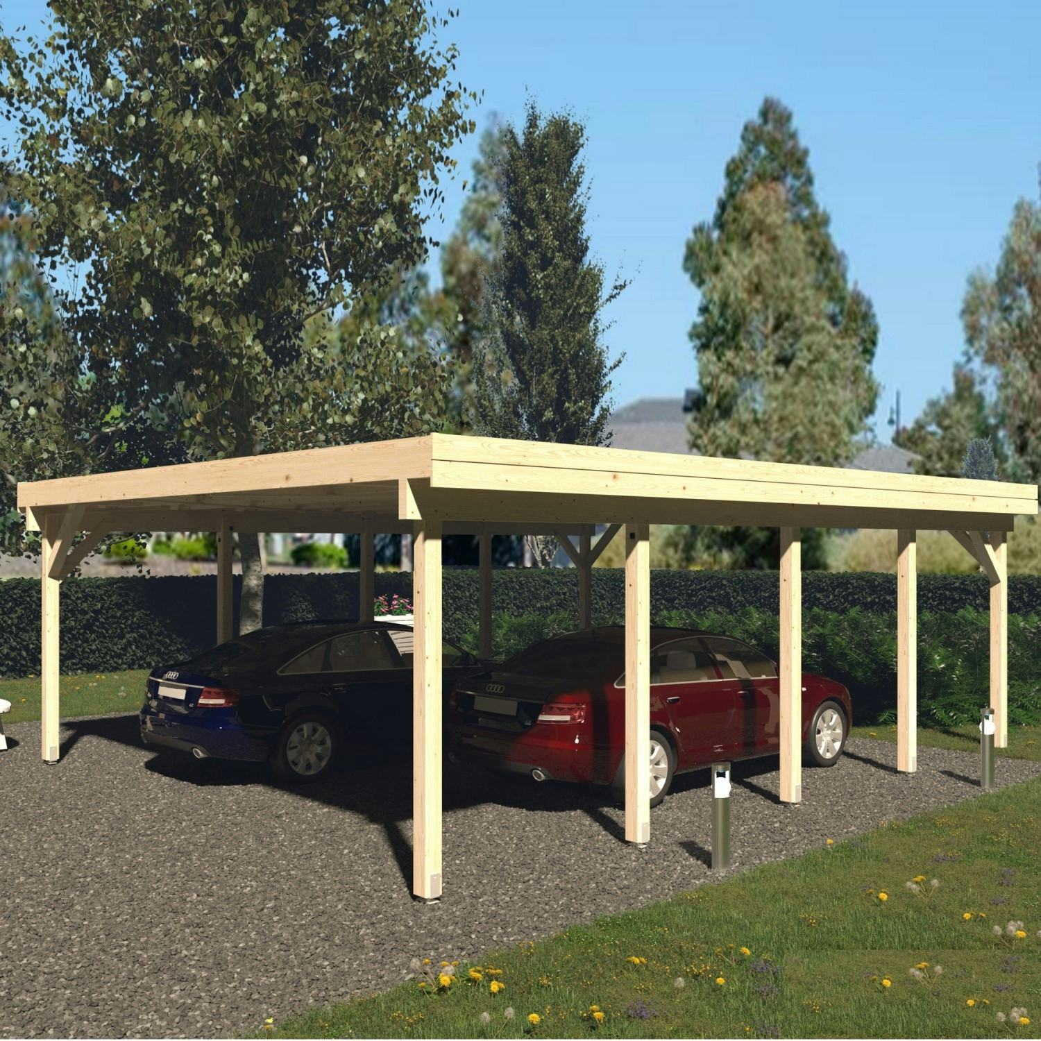 Carport Palmako Karl 40,6 m2