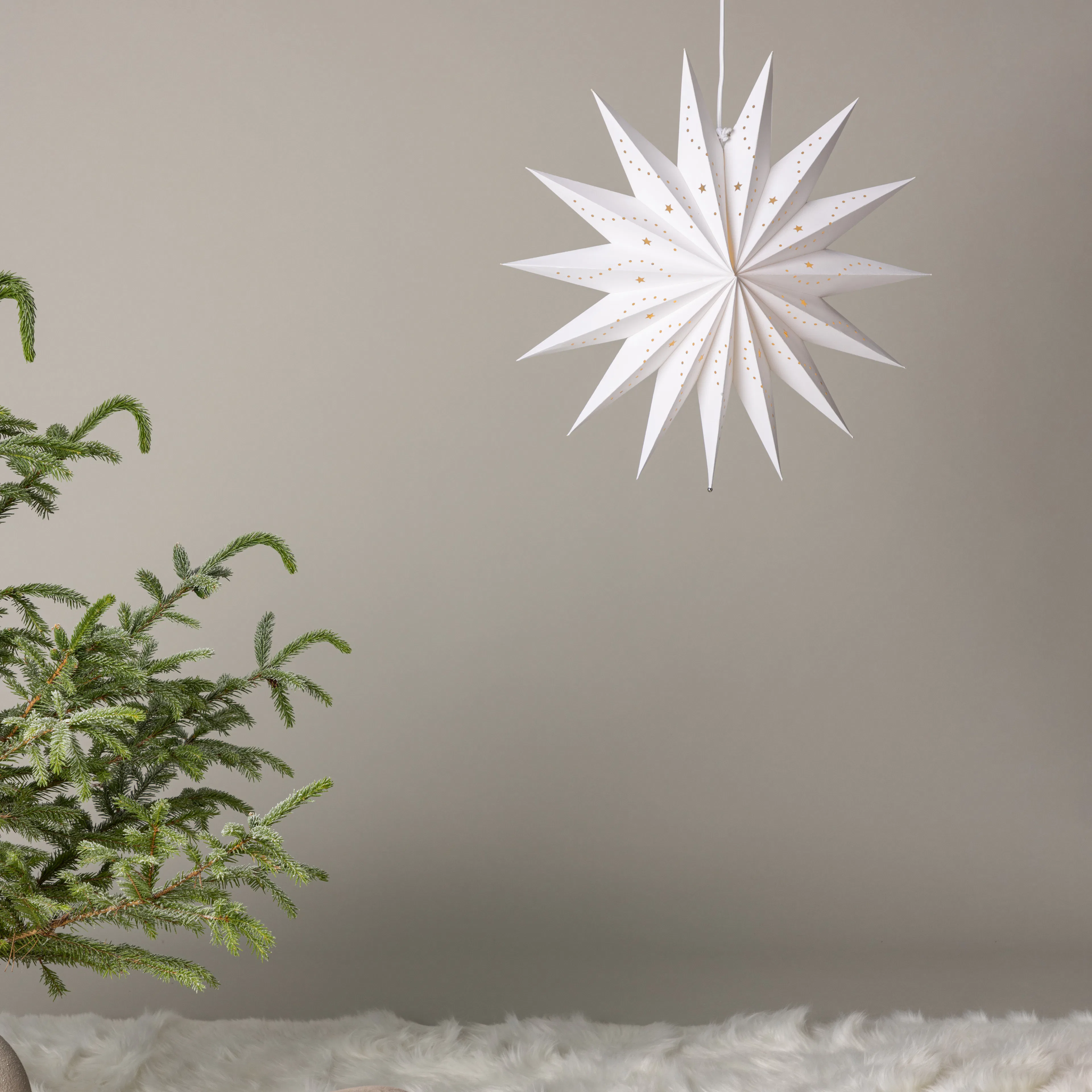 Lindvallen 46cm Pendant Lamp - White  /  White 46 cm