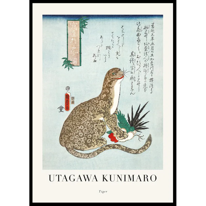 Poster Gallerix Tiger By Utagawa Kunimaro