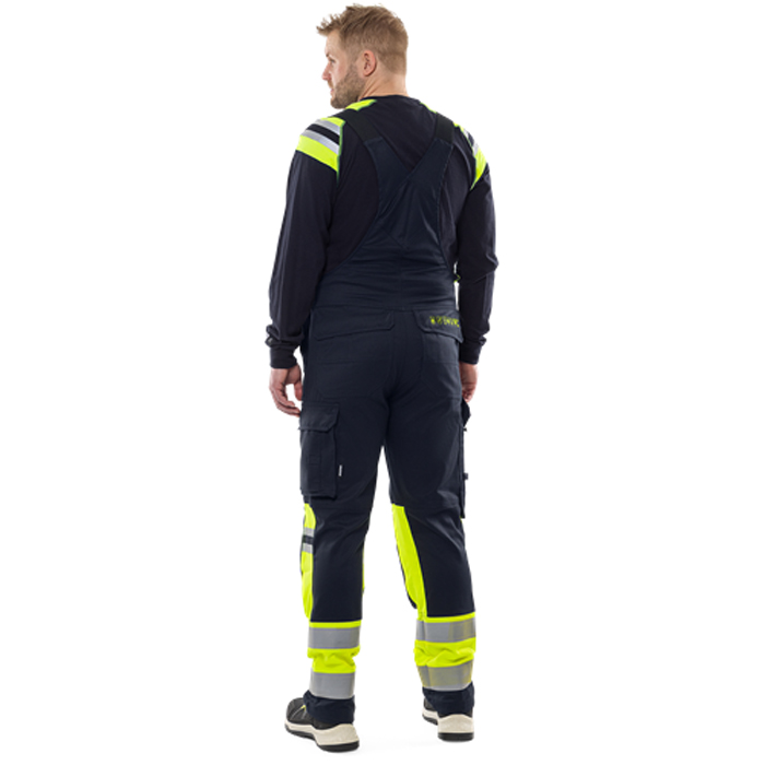 HÄNGSLEBYXA FLAM 2168 ATHF Färg: Varselgul/Marinblå, Storlek: C52