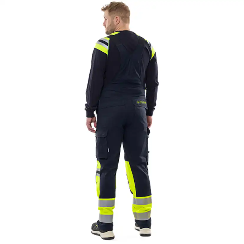 HÄNGSLEBYXA FLAM 2168 ATHF Färg: Varselgul/Marinblå, Storlek: C52