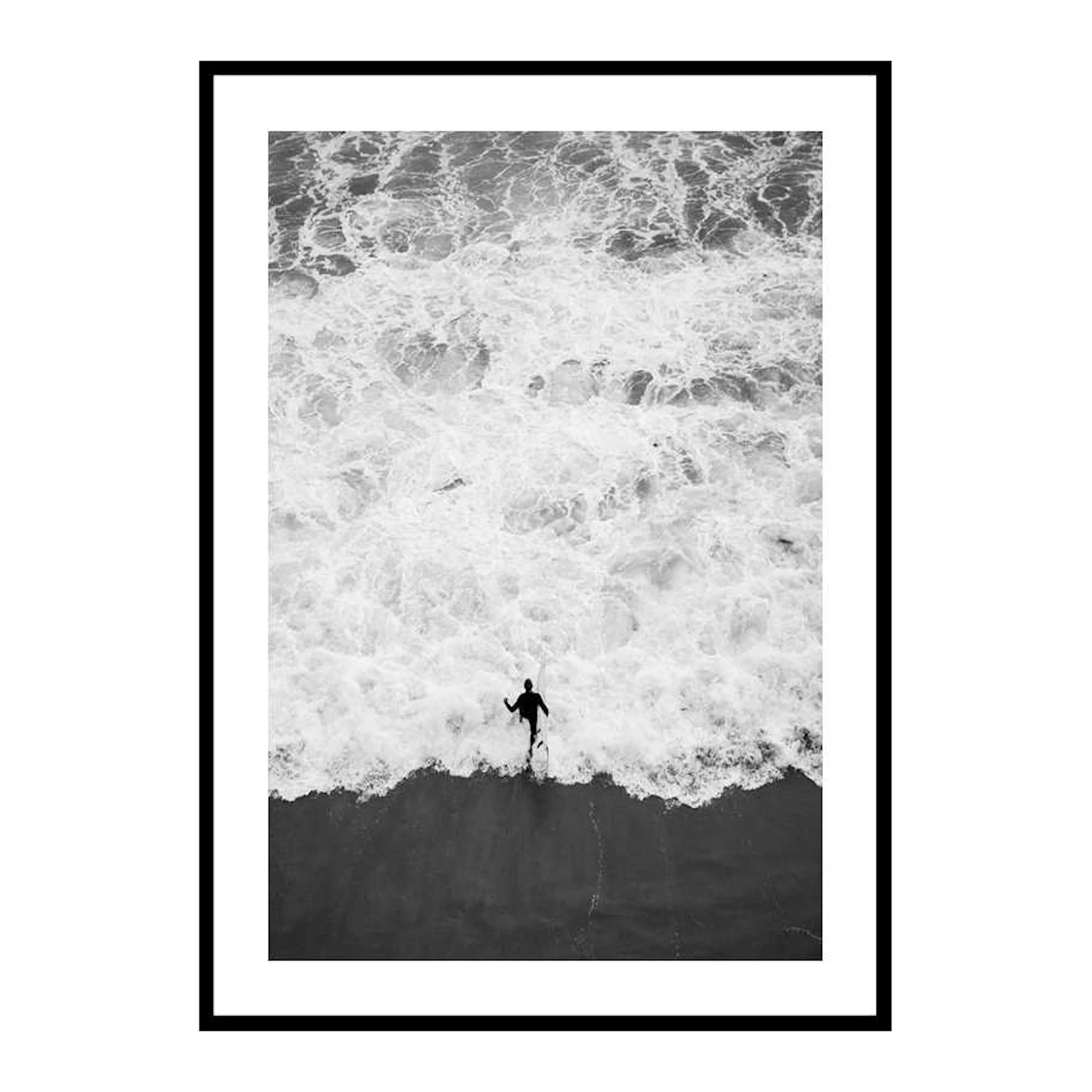 Poster Gallerix Running Into Ocean