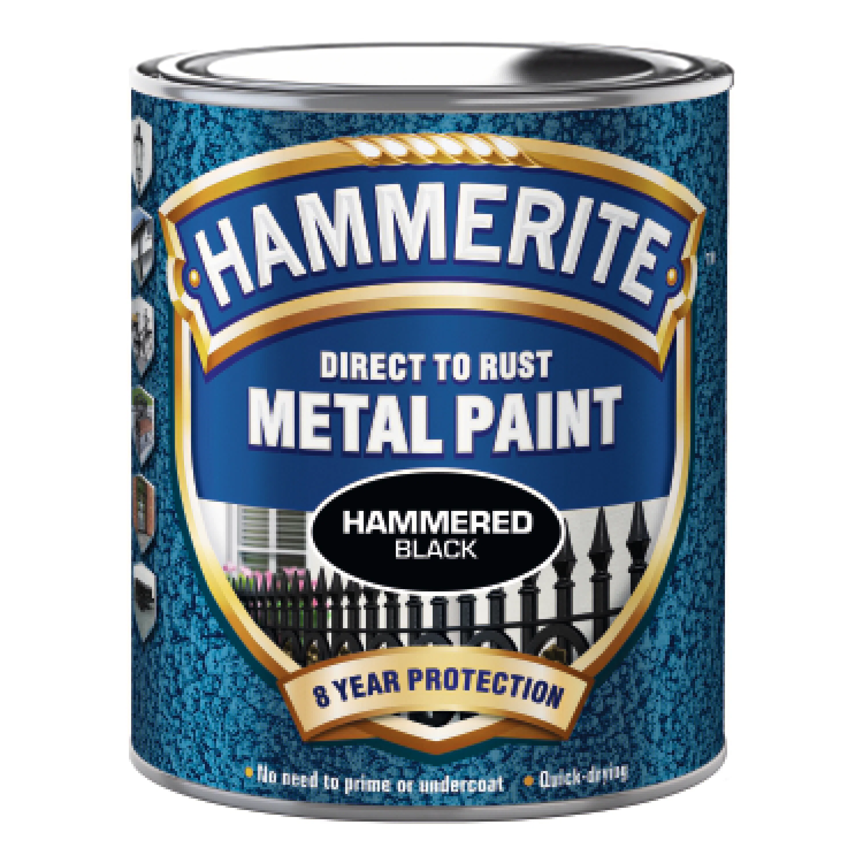 Rostskyddsfärg Hammerite Hammarlack Svart 2,5L