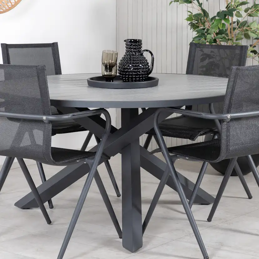 Matgrupp Venture Home Pincy med 4 Aspen Matstolar