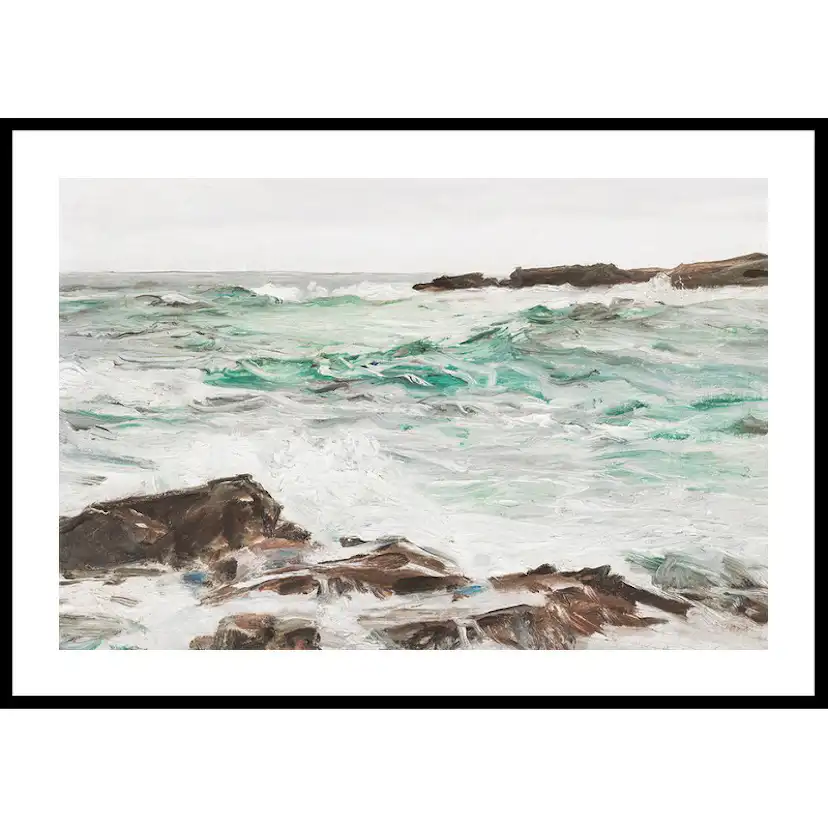 Poster Gallerix Heavy Swells By Howard Russell Butler