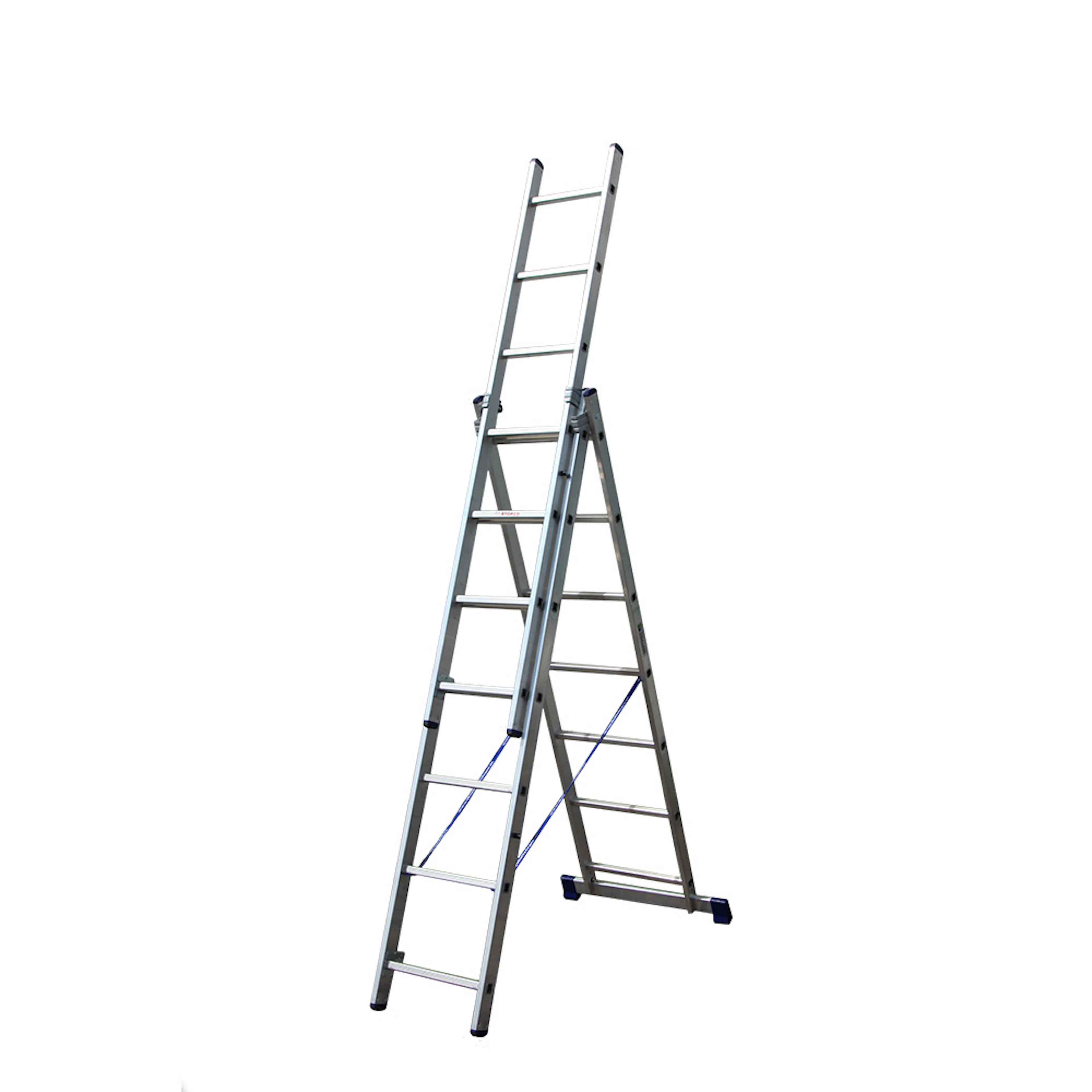 Kombistege 3-del 3,7 M Längd: 3,7 meter, Antal steg: 6 st