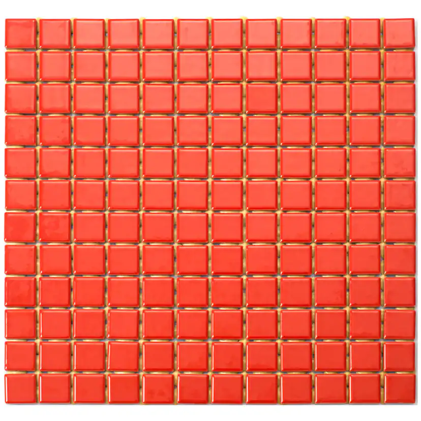 Mosaik Arredo Palette Red 2,5x2,5 Röd cm