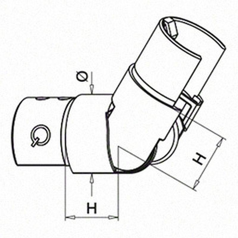 Ställbart Herrljunga Ledstångsfabrik Veck Överliggare Utomhus