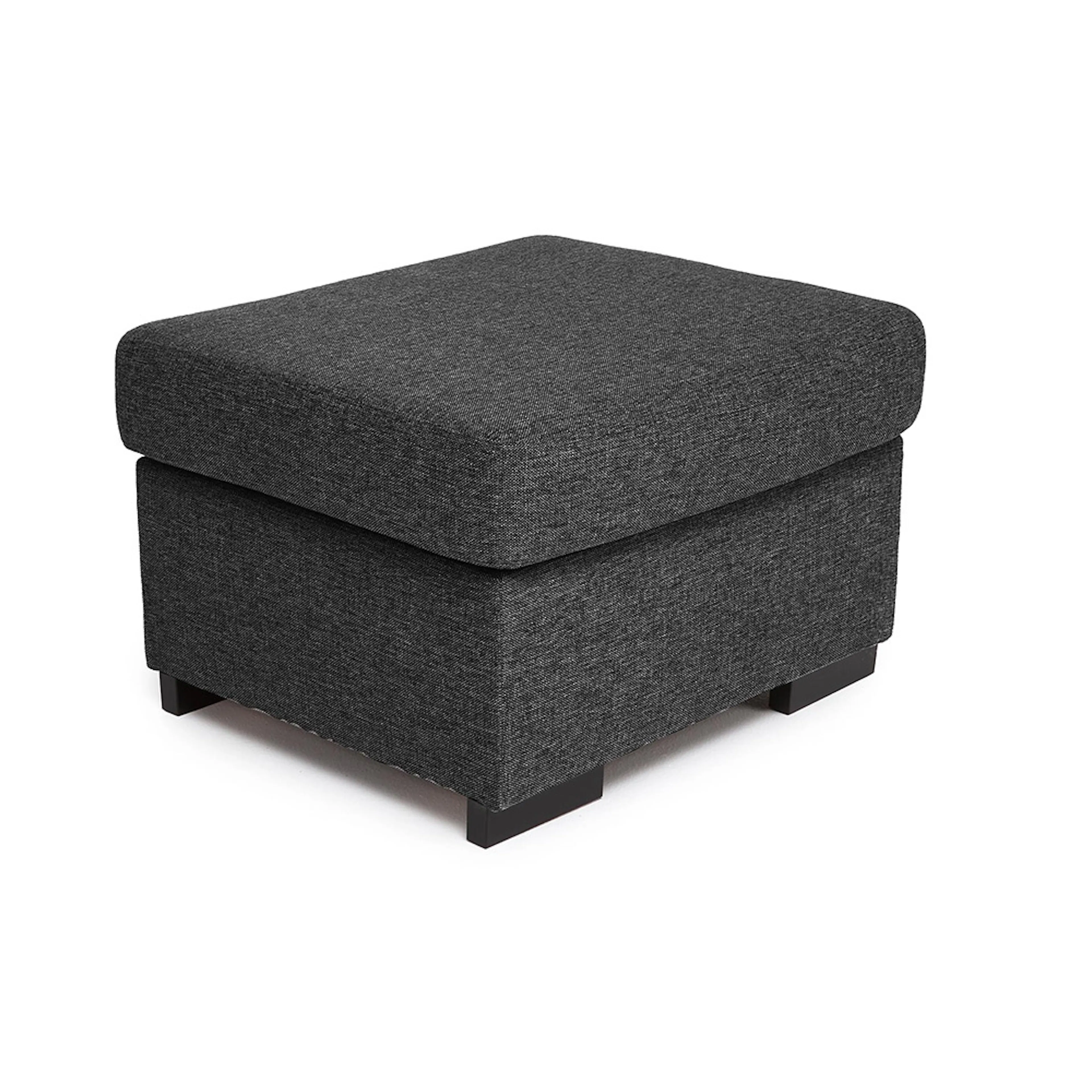 Fotpall Scandinavian Choice Memphis Mörkgrå Sittmöbel i Tyg