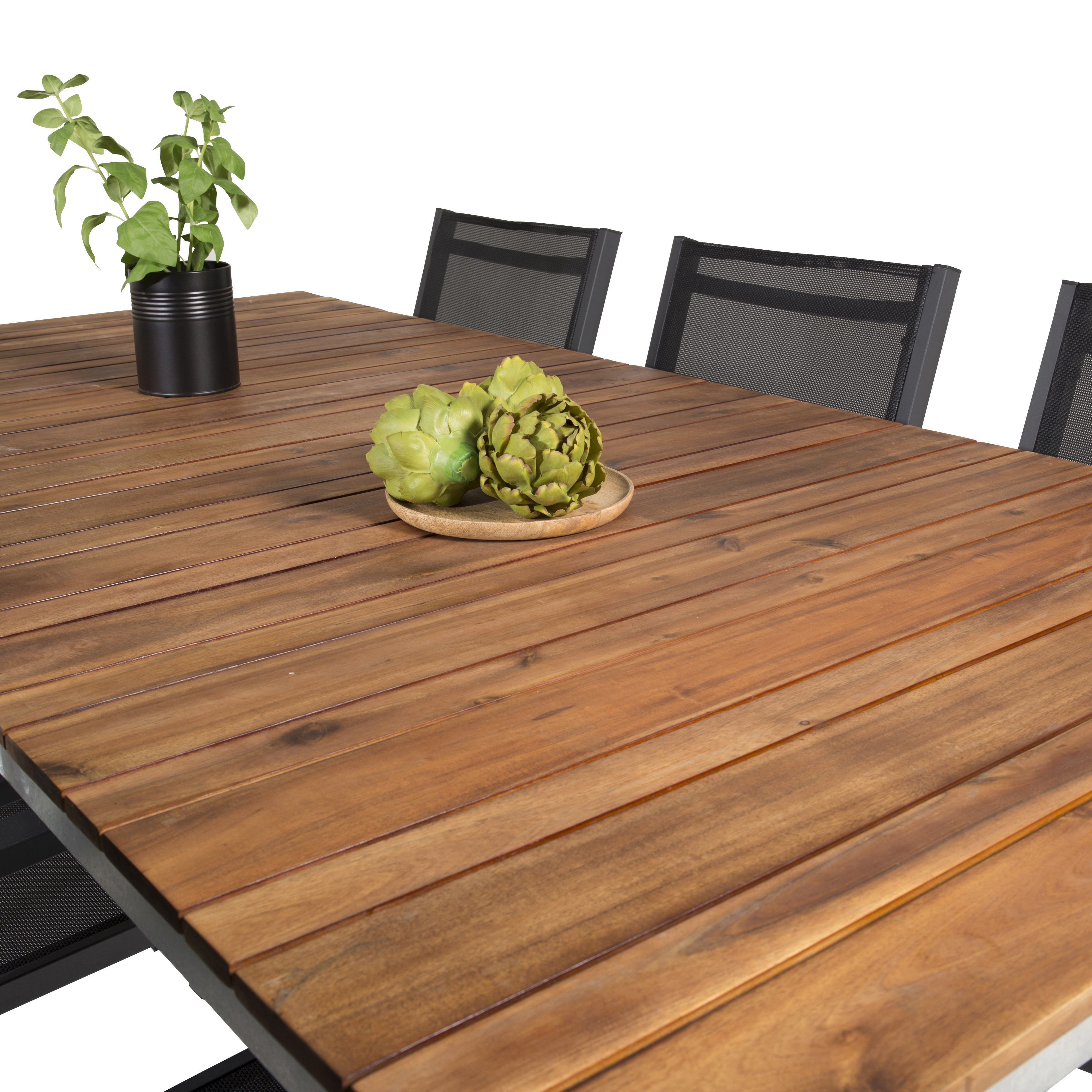 Matgrupp Venture Home Zacharias 200 med 6 Copacabana Karmstolar