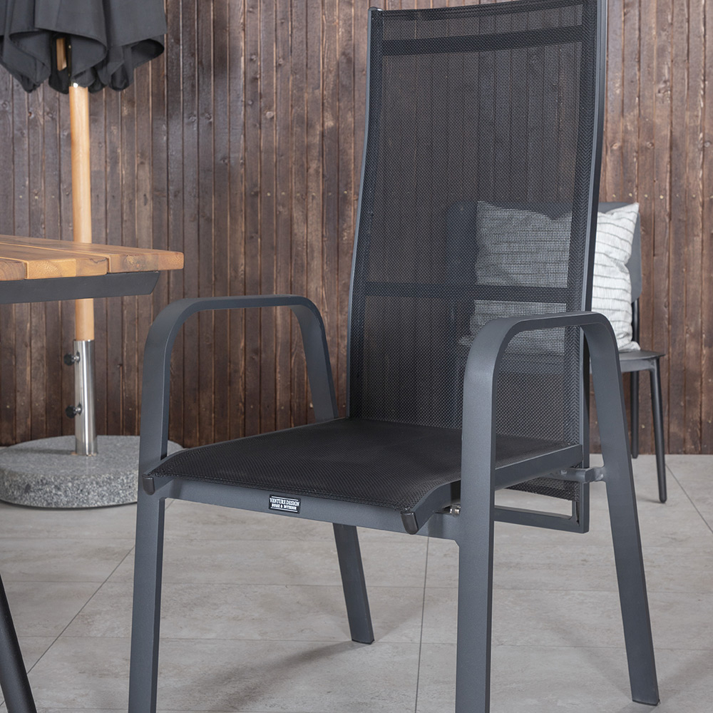 Matgrupp Venture Home Chane med 4 Curz Matstolar