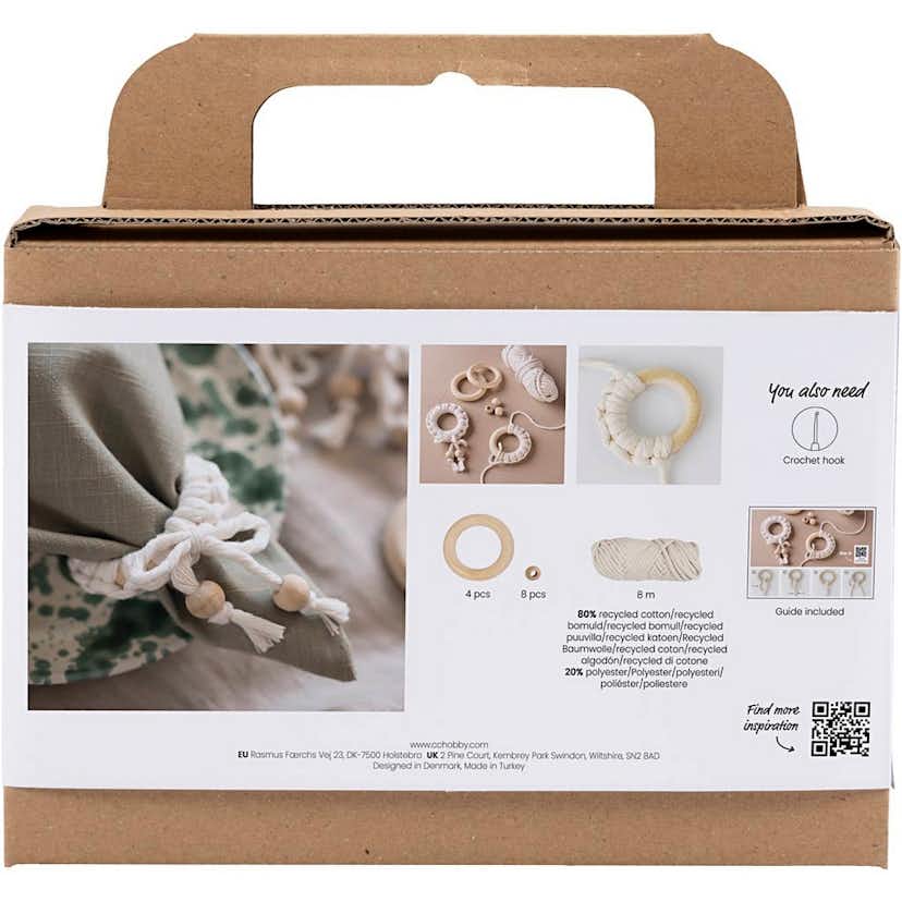 DIY-kit Creativ Company Makramé Servettring