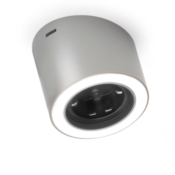 LED-spot Unika 24V/4,5W elutag  230V 2700 K rf-look Rostfri look