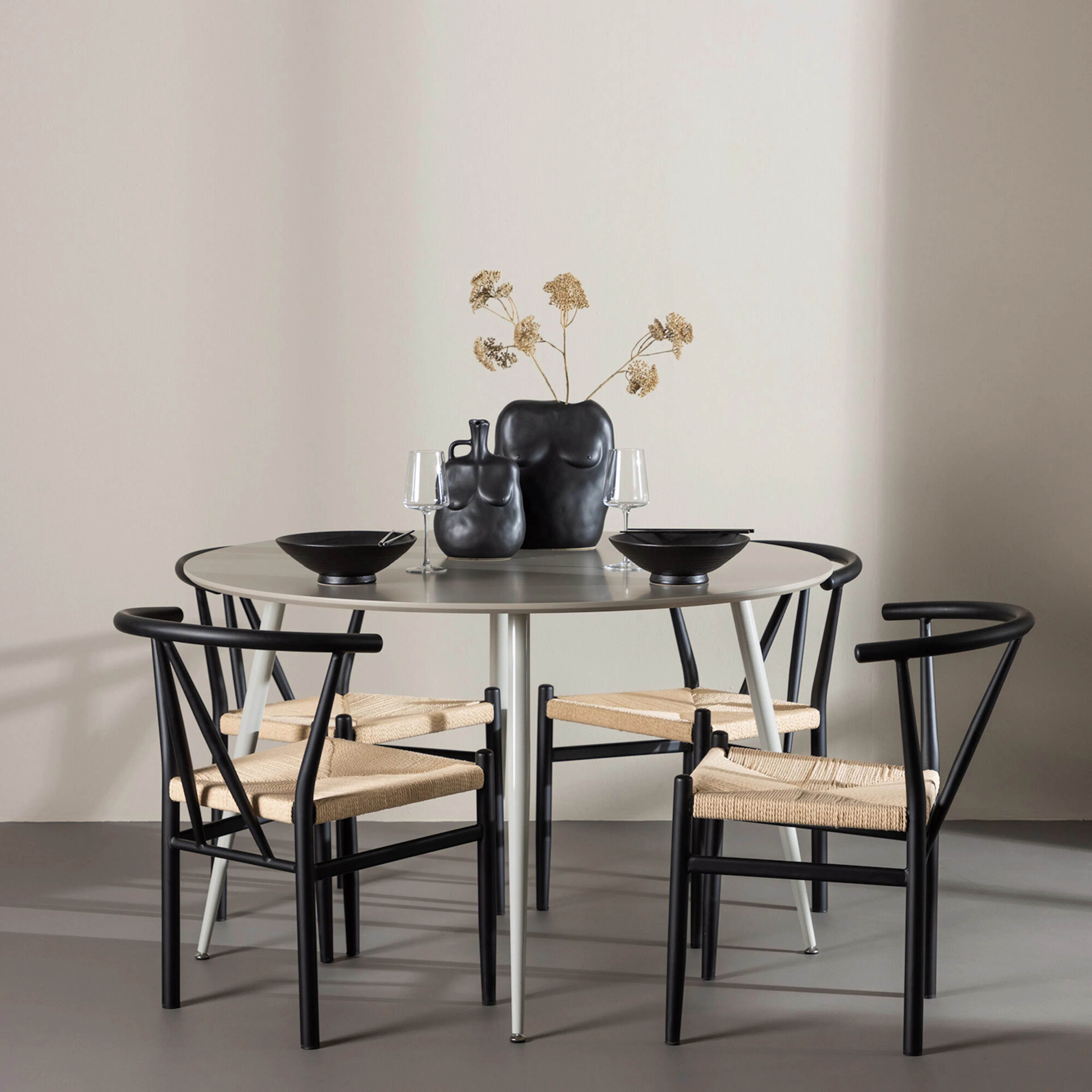 Beige/Svart