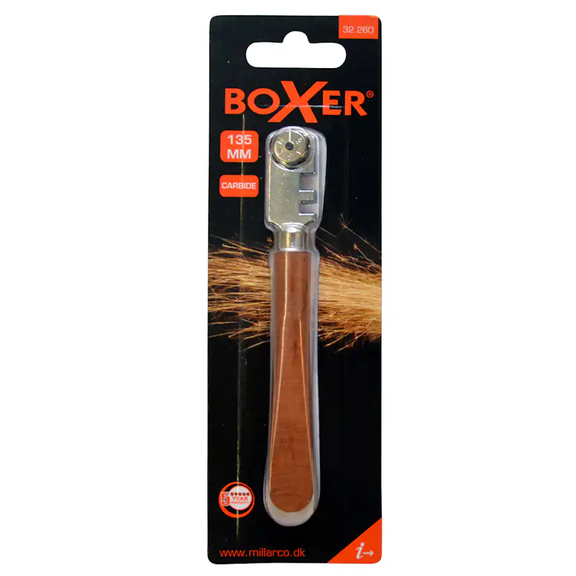 Glasskärare Boxer Med Trähandtag