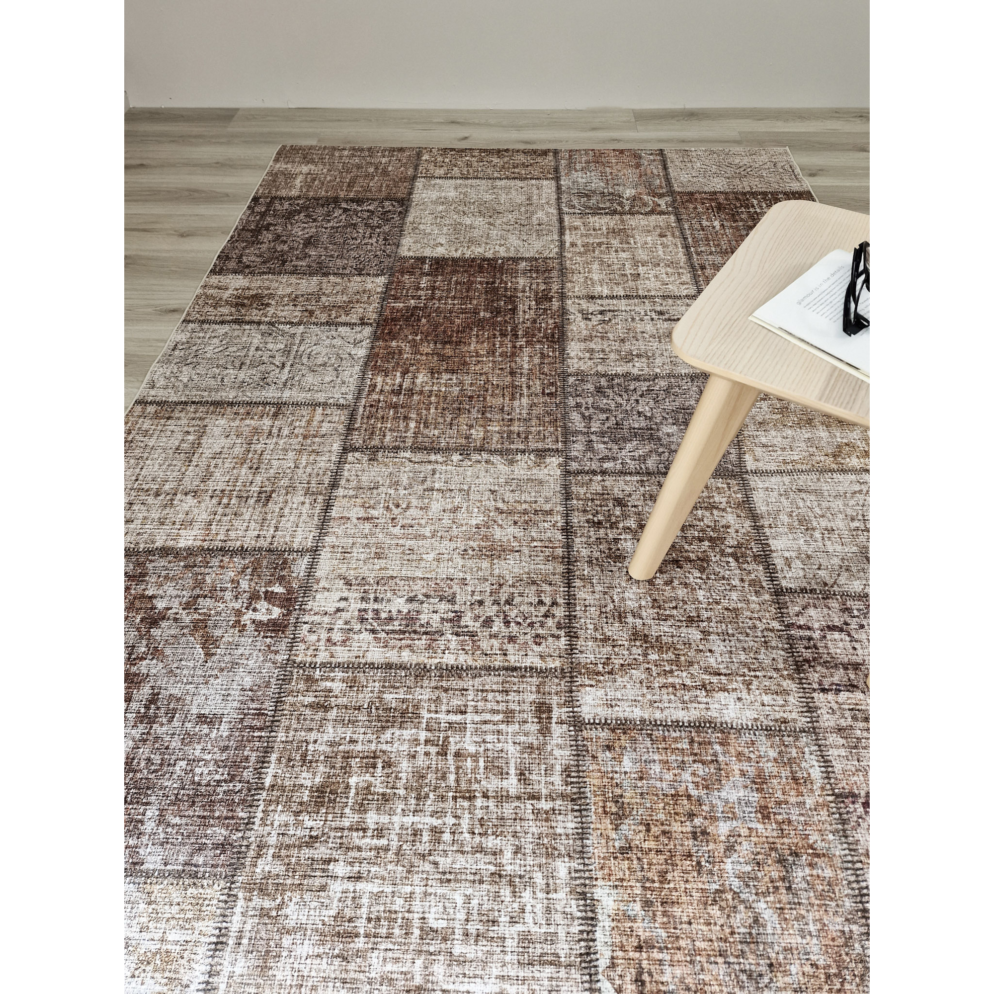Wiltonmatta KM Carpets Amber Patch Färgglad Polyester