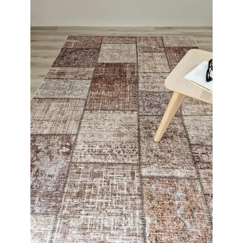 Wiltonmatta KM Carpets Amber Patch Färgglad Polyester