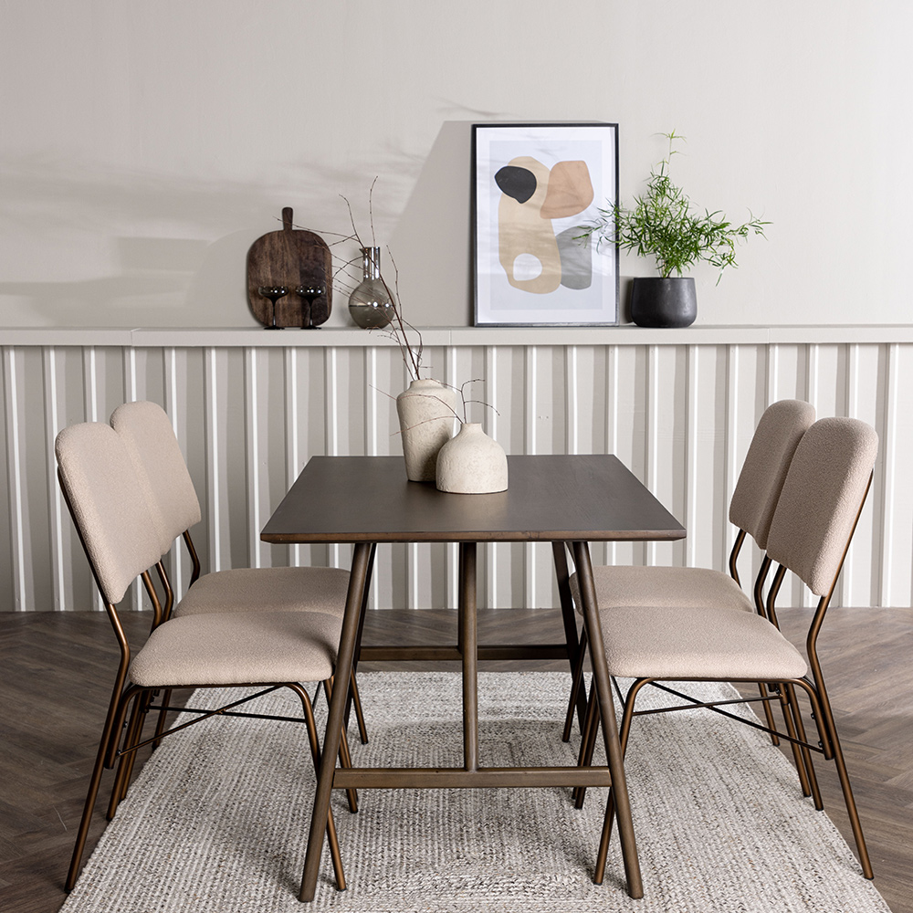 Matgrupp Venture Home Kaseidon med 4 st Seda stolar