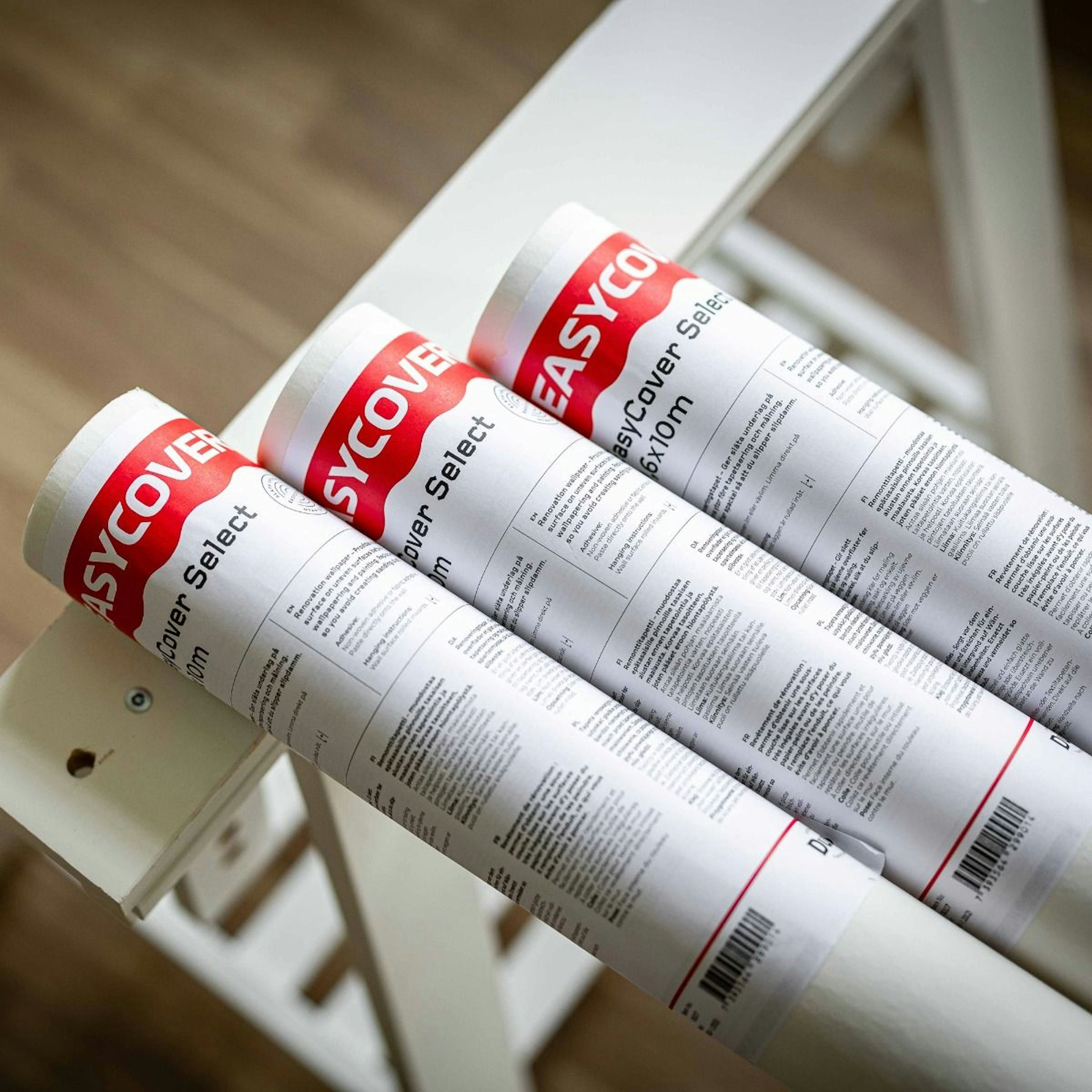 Renoveringstapet Duro Easy Cover Select EasyUp Väggtäckare Vit