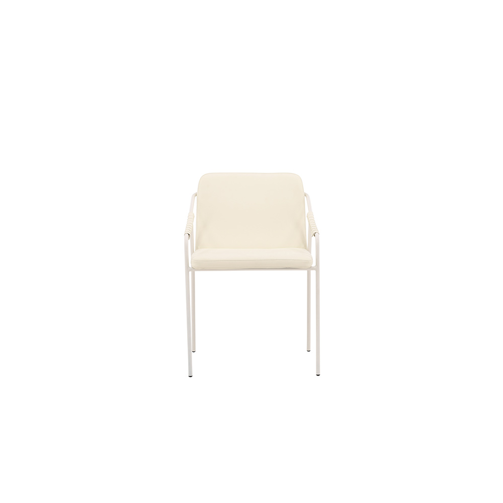 Tvist Dining Chair - Beige / Beige PU Beige