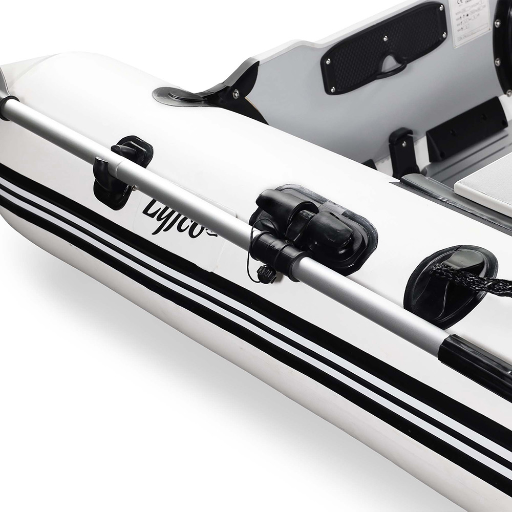 Gummibåt 270cm (0,9 mm PVC), vit Färg Vit