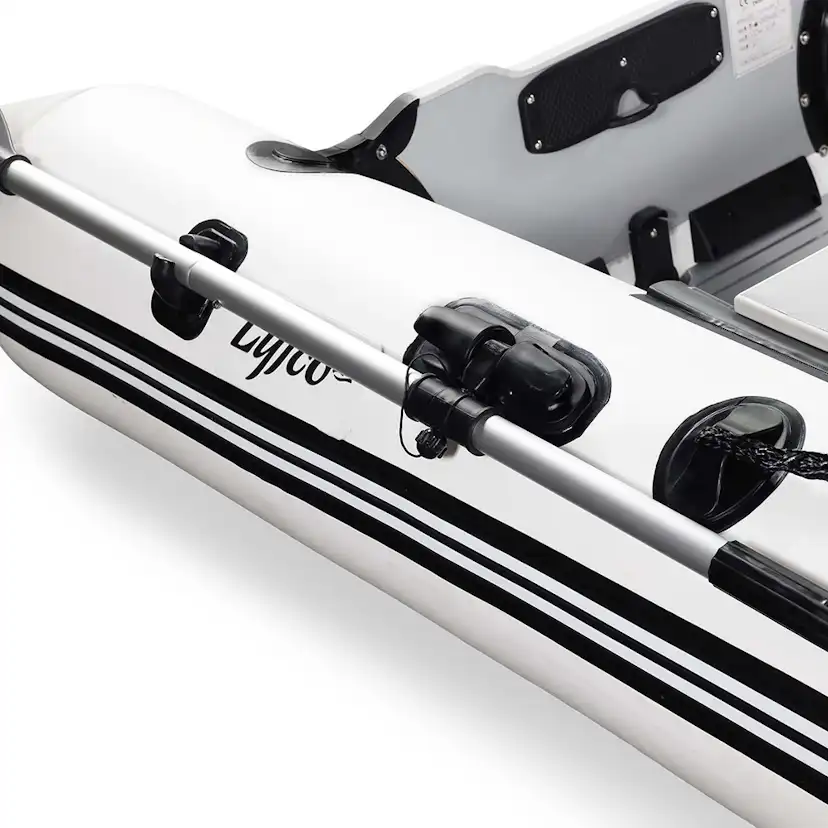 Gummibåt 270cm (0,9 mm PVC), vit Färg Vit