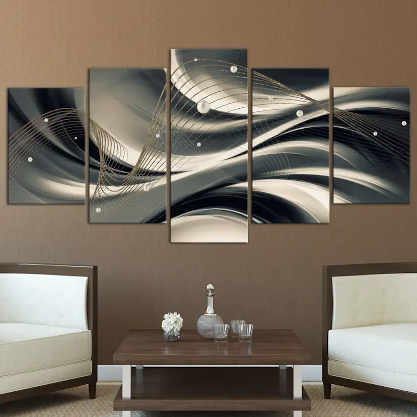 Tavla - Golden Thread 100x50 100x50 cm