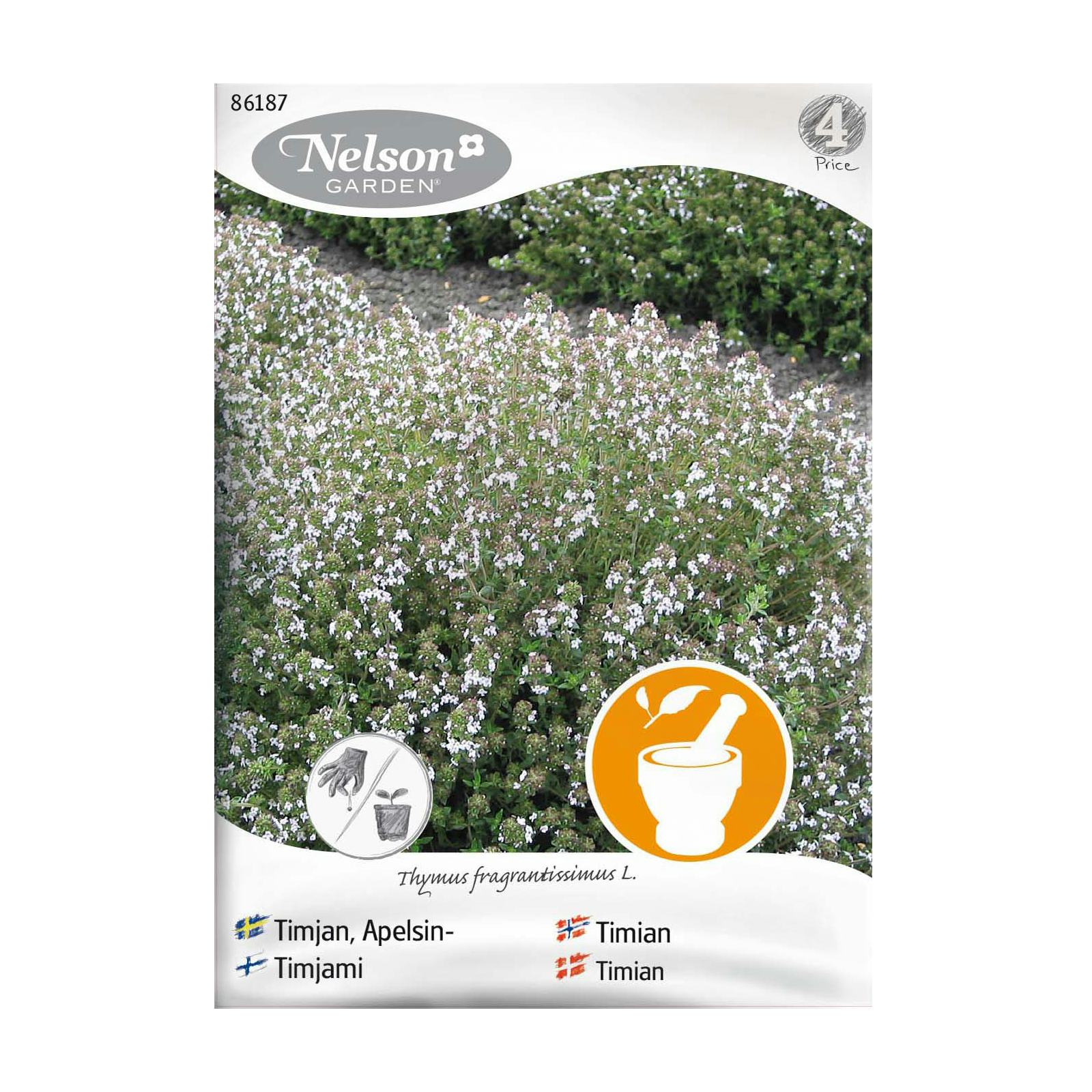 Frö Timjan Nelson Garden Apelsin