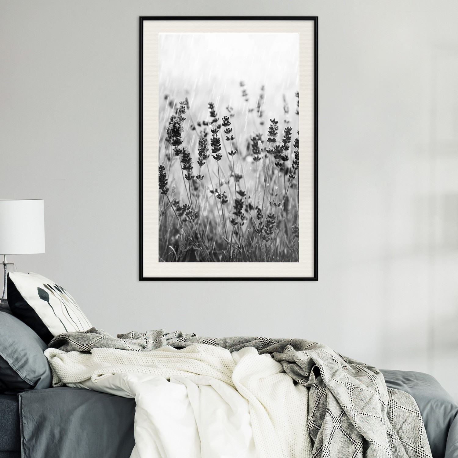 Poster Artgeist Affisch Lavender in the Rain