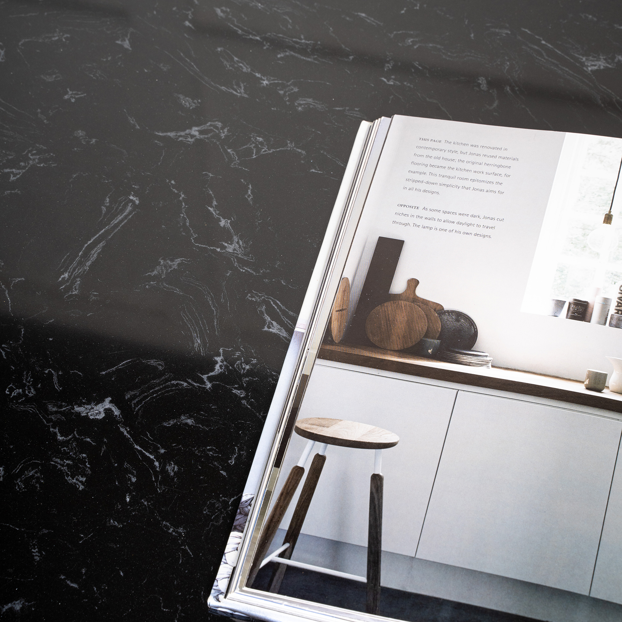Sidobord furniture/fashion Stone 40 cm
