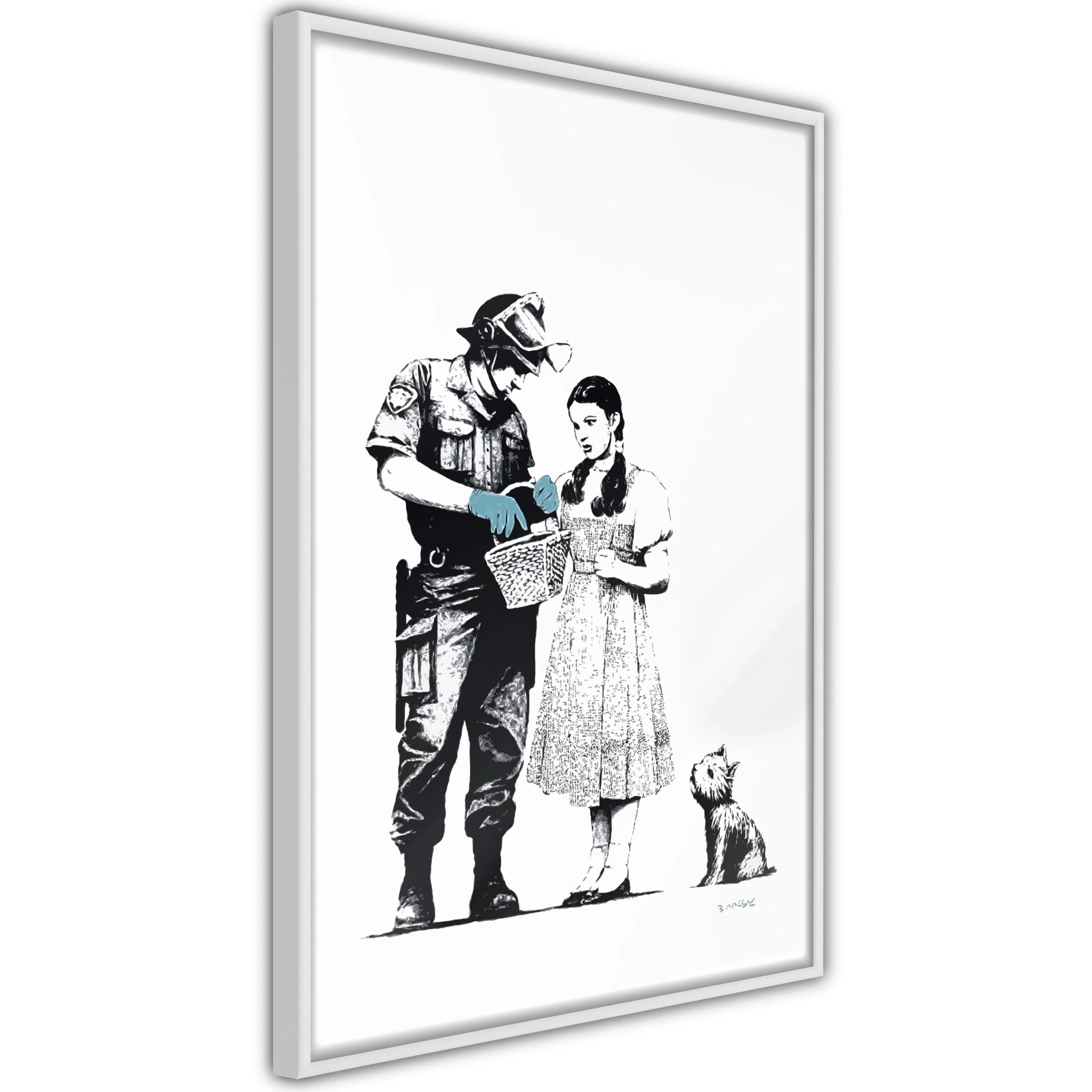Poster Artgeist Affisch Dorothy and Policeman