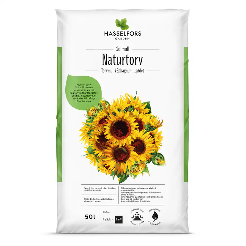 Solmull Hasselfors Garden Naturtorv 48x50 L