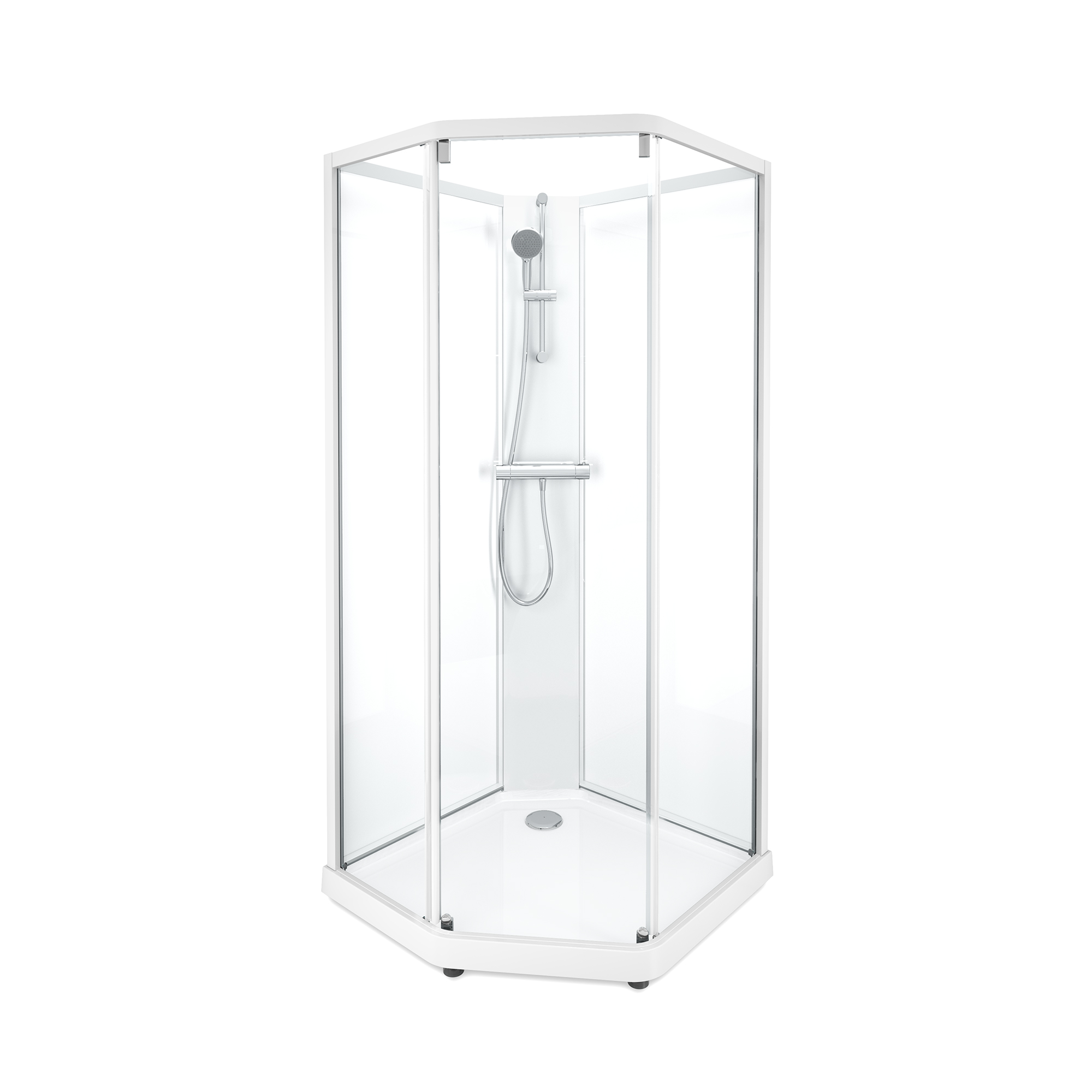 Duschkabin Ifö Showerama Classic Pentagonal