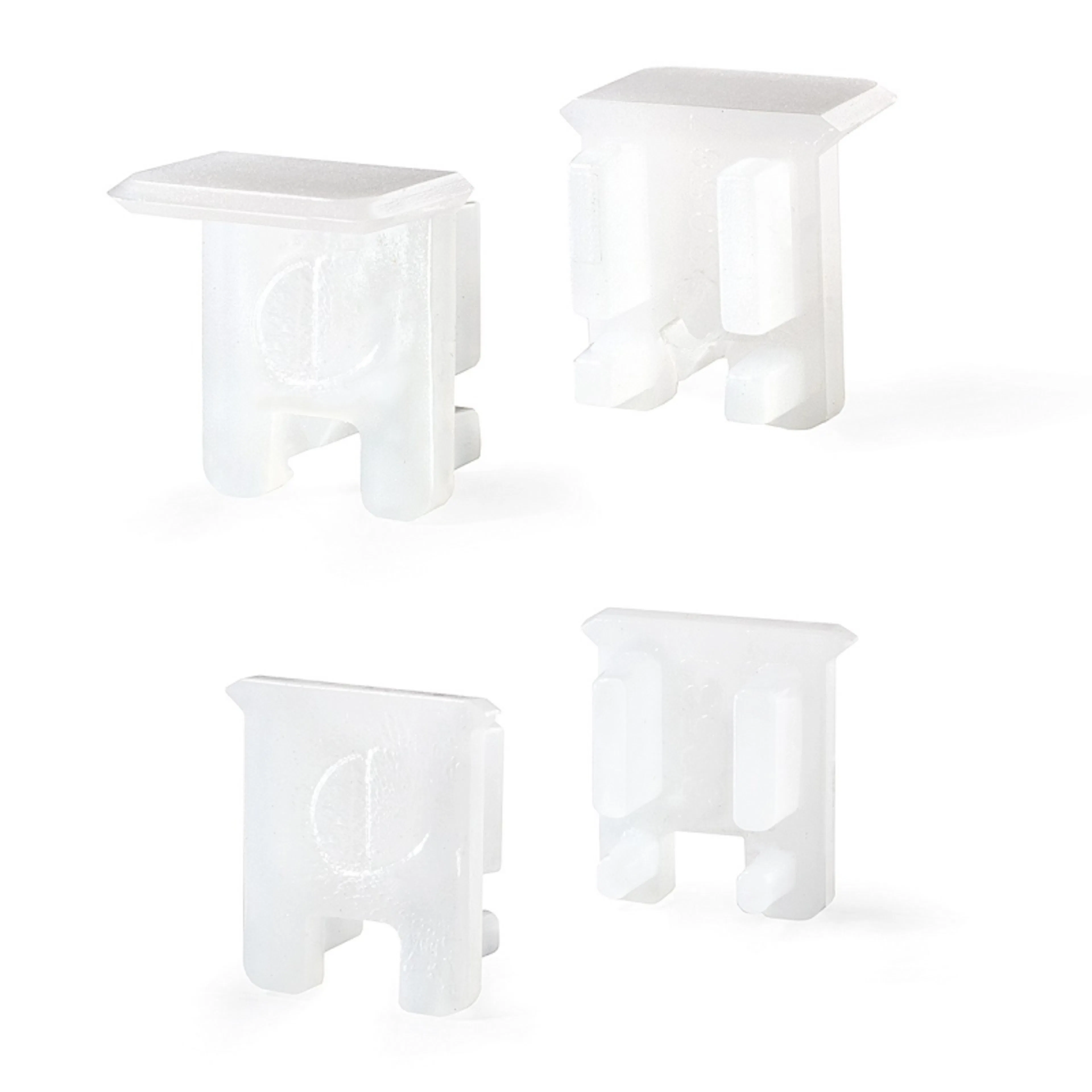 Ändavslut Beslag Design LED-profil Apex 2x2-pack