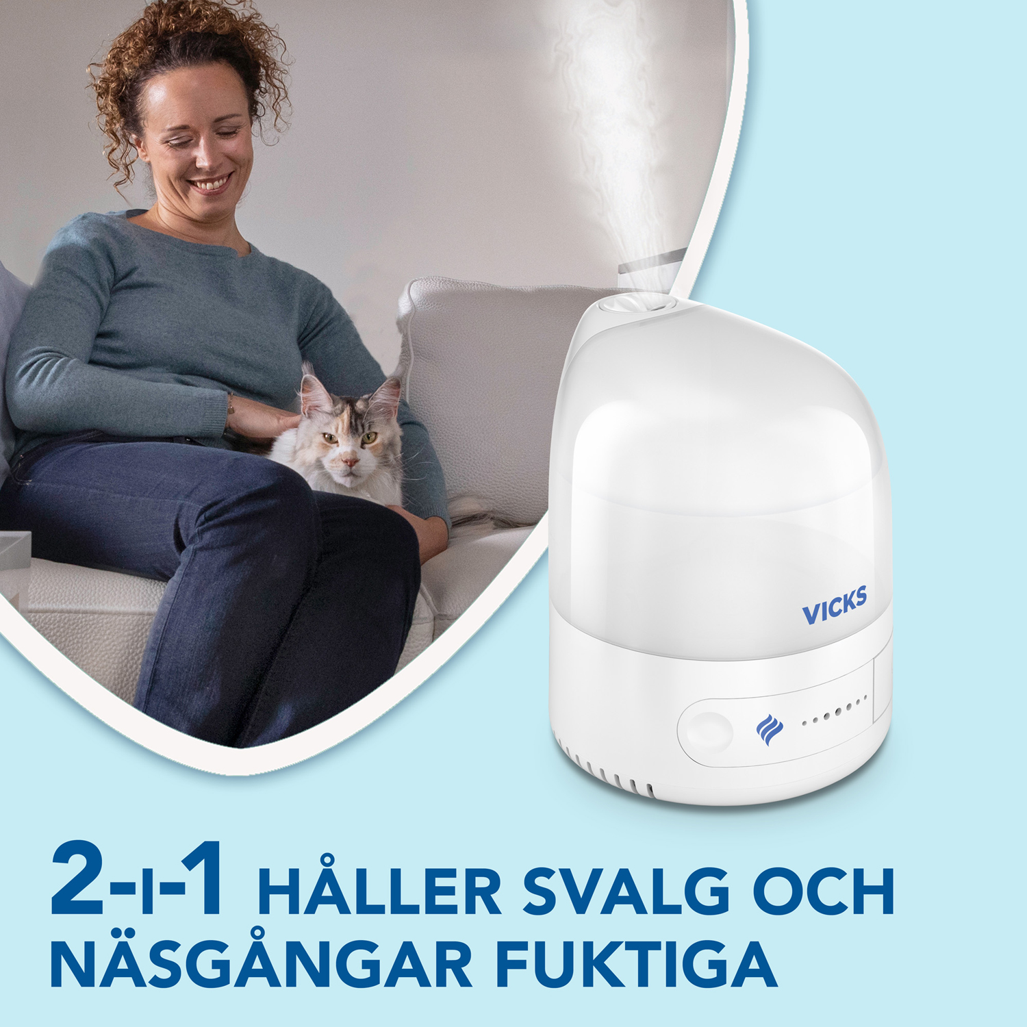 Luftfuktare Vicks VUL510E4 Ultrasonic-Cool Mist