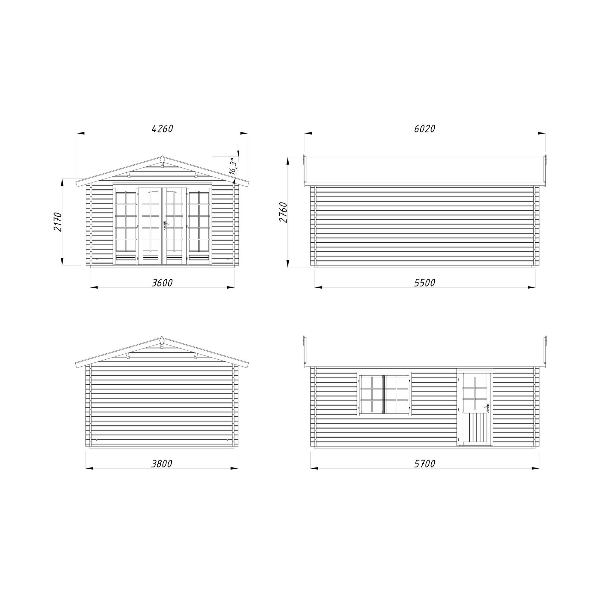 Stuga Palmako Irene 19,8 m2