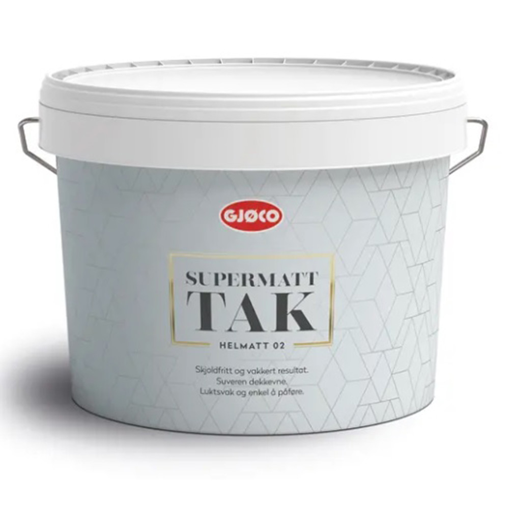Takfärg Gjøco Supermatt Vit